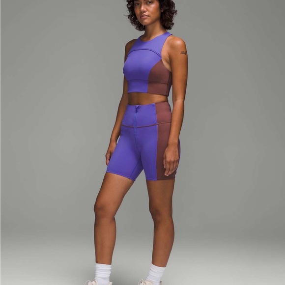 2 PC - Lululemon Hike to Swim Bra and Short SET in charged indigo and dark oxide - Picture 1 of 11